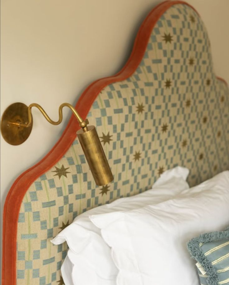 Celestial patterned headboard